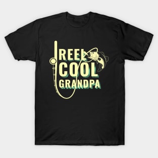 Awesome Reel Cool Grandpa T-Shirt